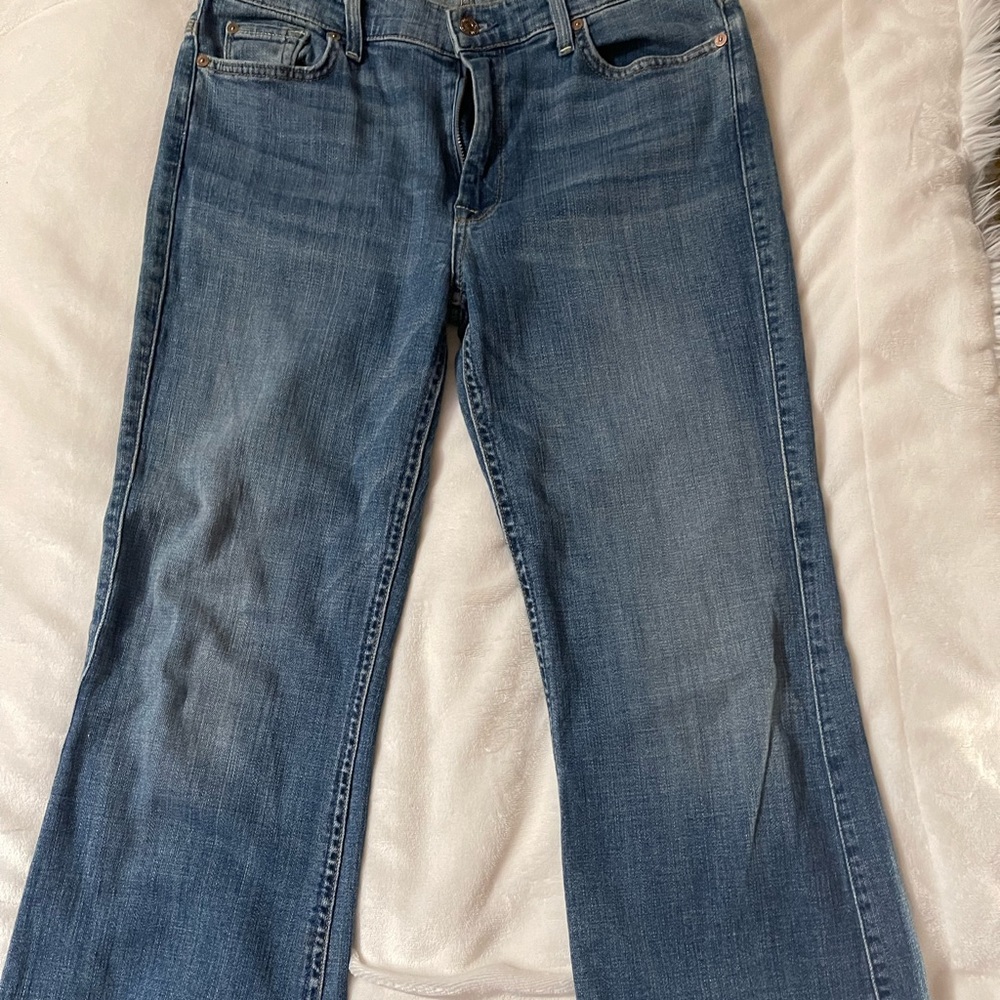 Hardly worn flared Seven for all mankind jeans